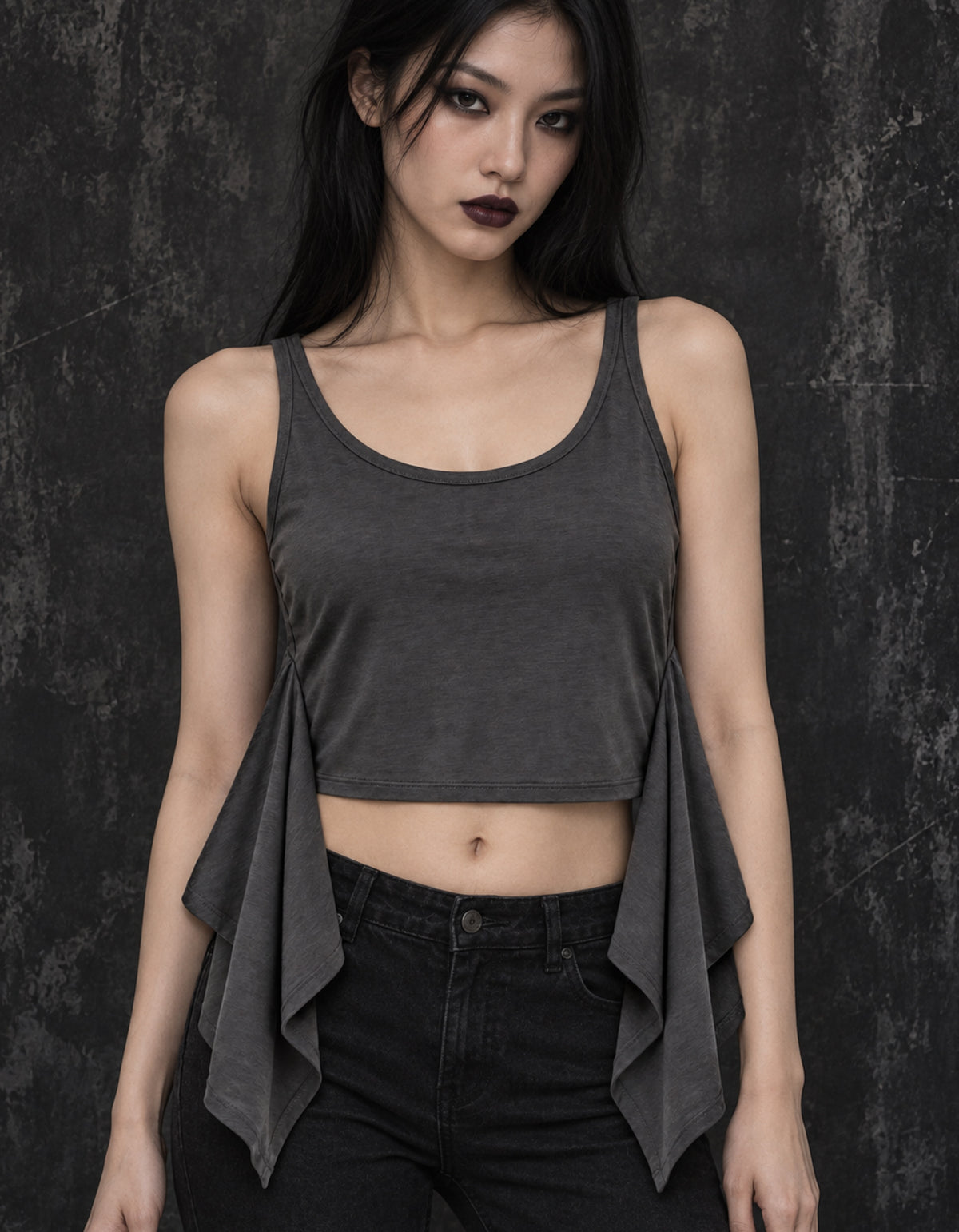 Fallow Draped Crop Top