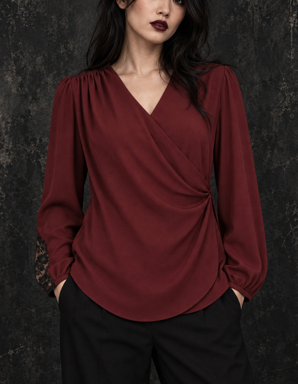 Fenlight Draped Blouse