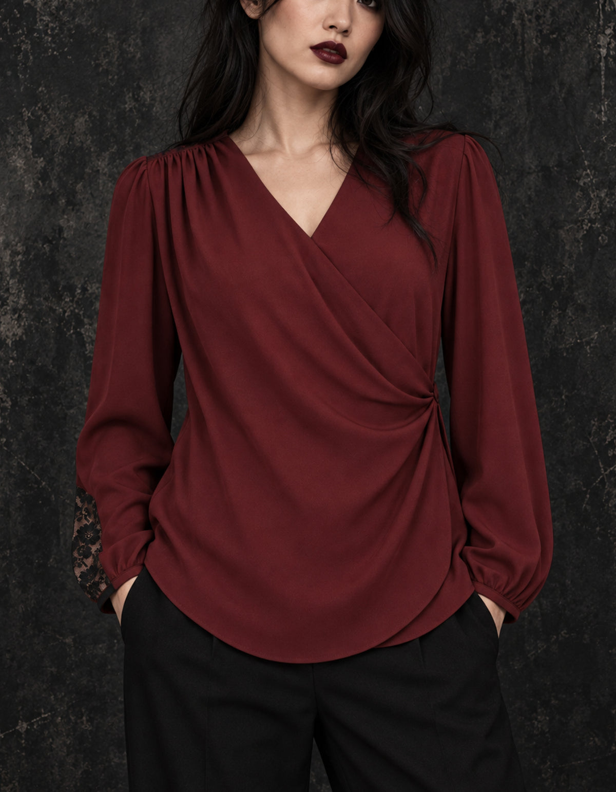 Fenlight Draped Blouse