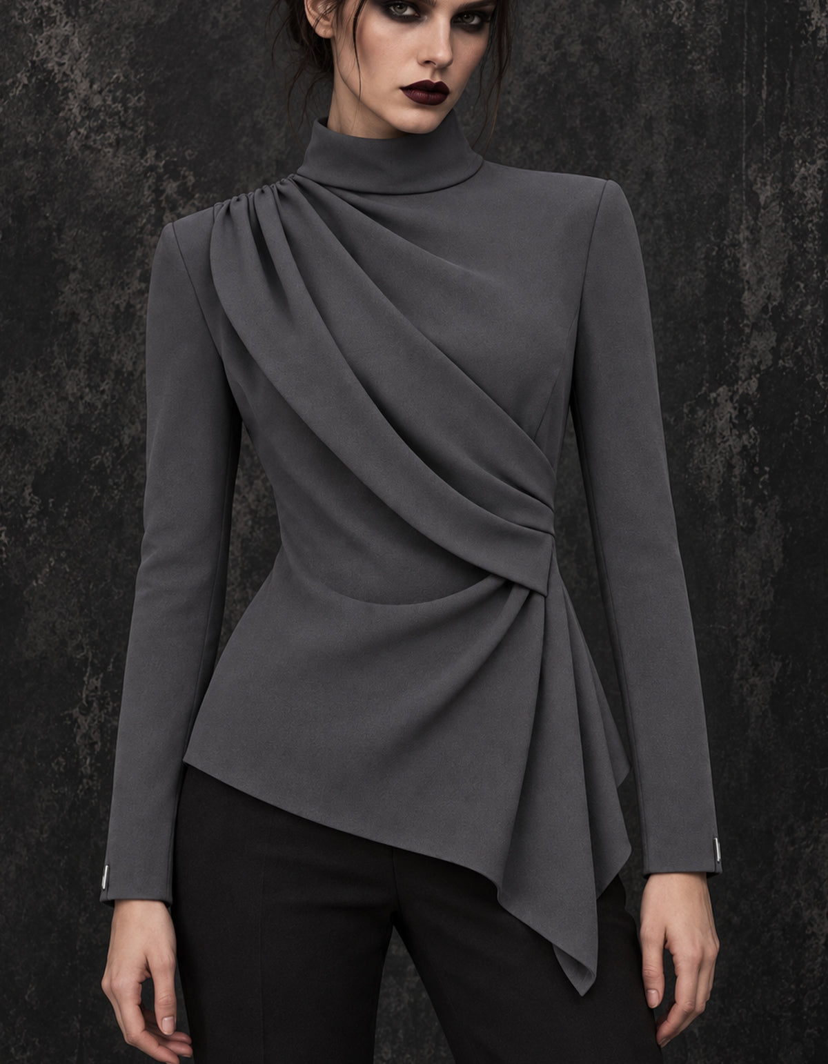 Harrow Fold Draped Blouse
