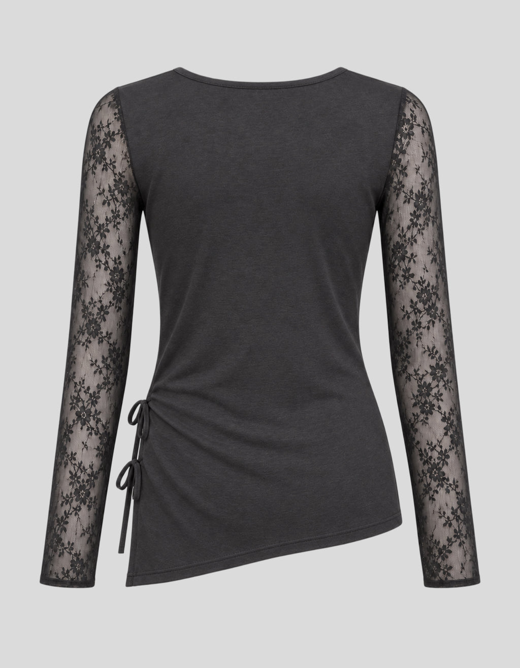 Hushfall Mesh-Sleeve Top