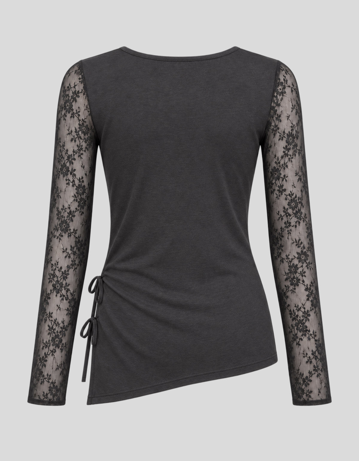 Hushfall Mesh-Sleeve Top