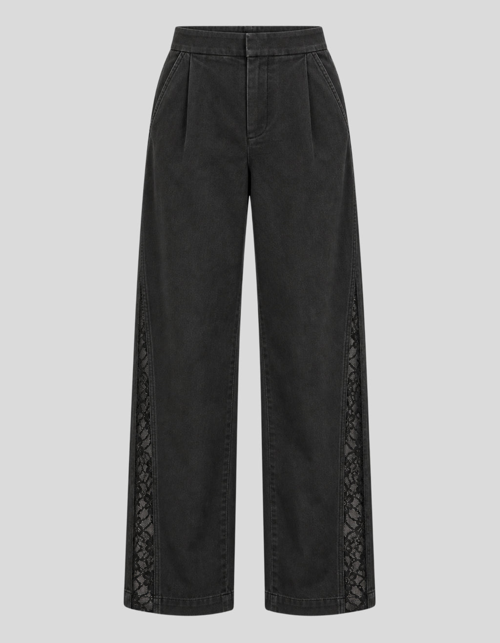 Mirewake Lace-Panel Trousers