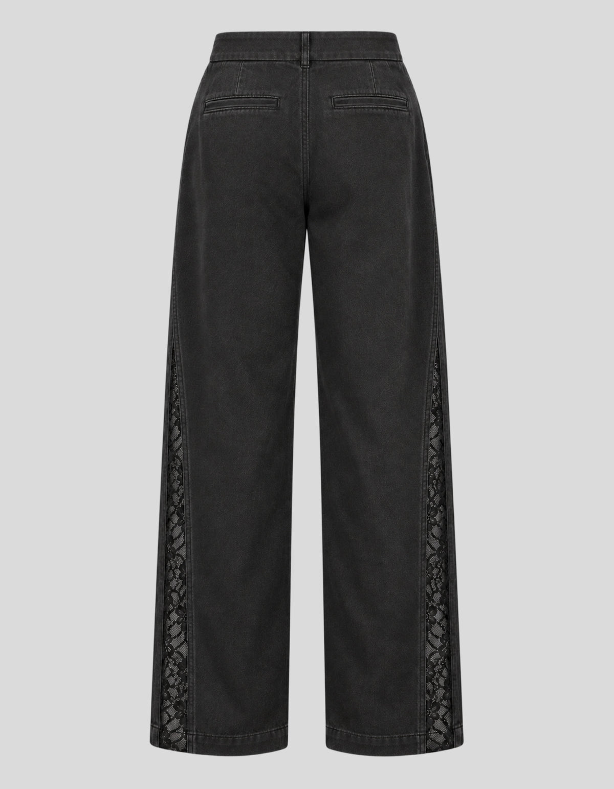 Mirewake Lace-Panel Trousers