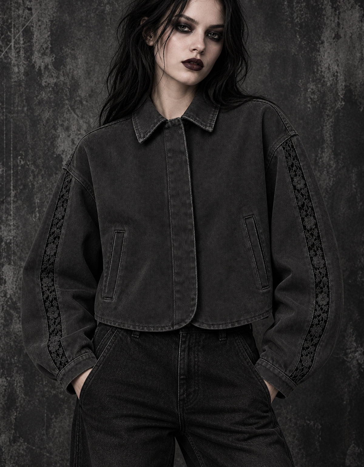Mothglass Cropped Jacket