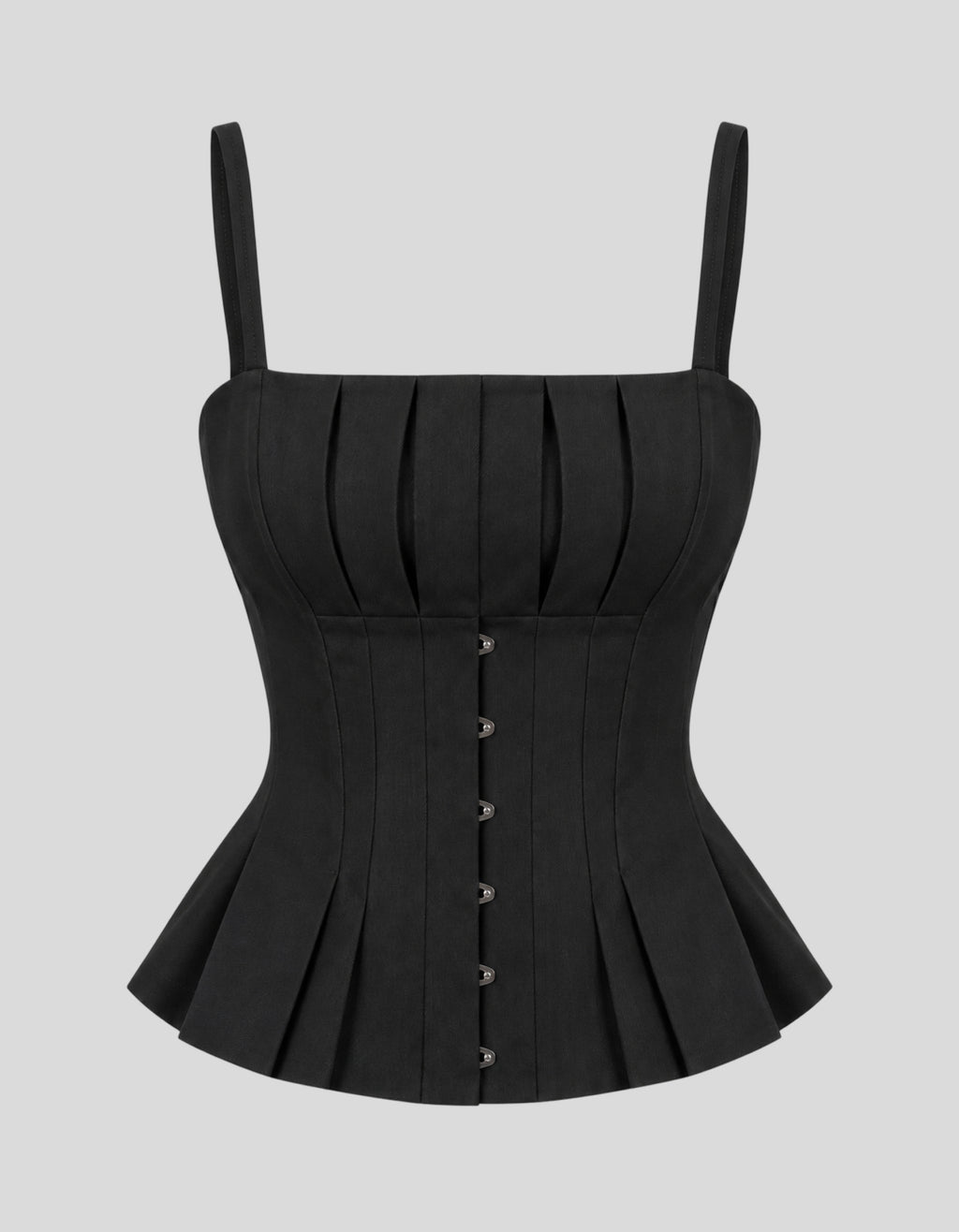 Riven Pleat Corset Top