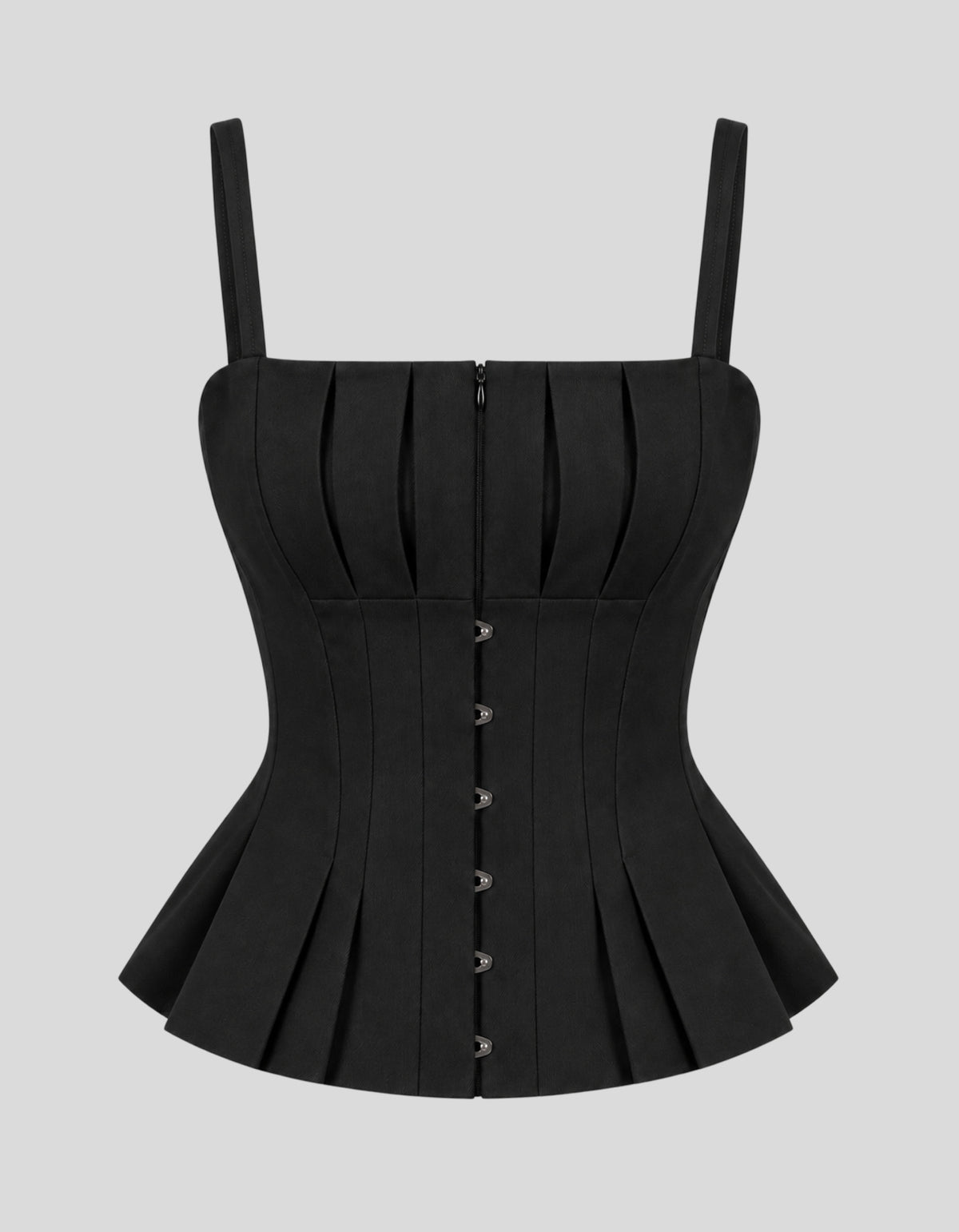 Riven Pleat Corset Top
