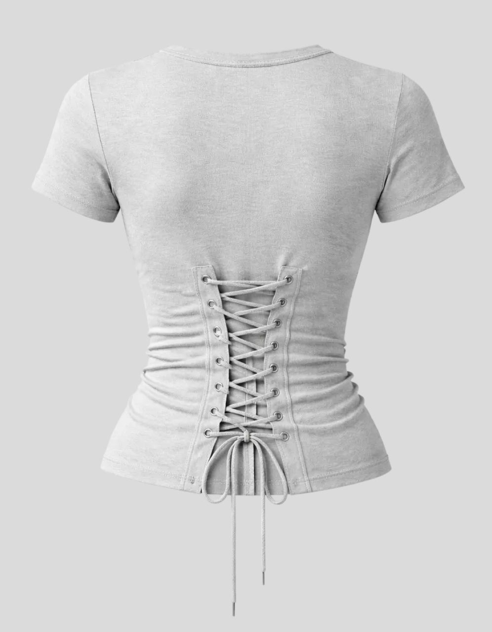 Thornbound Lace-Up Tee