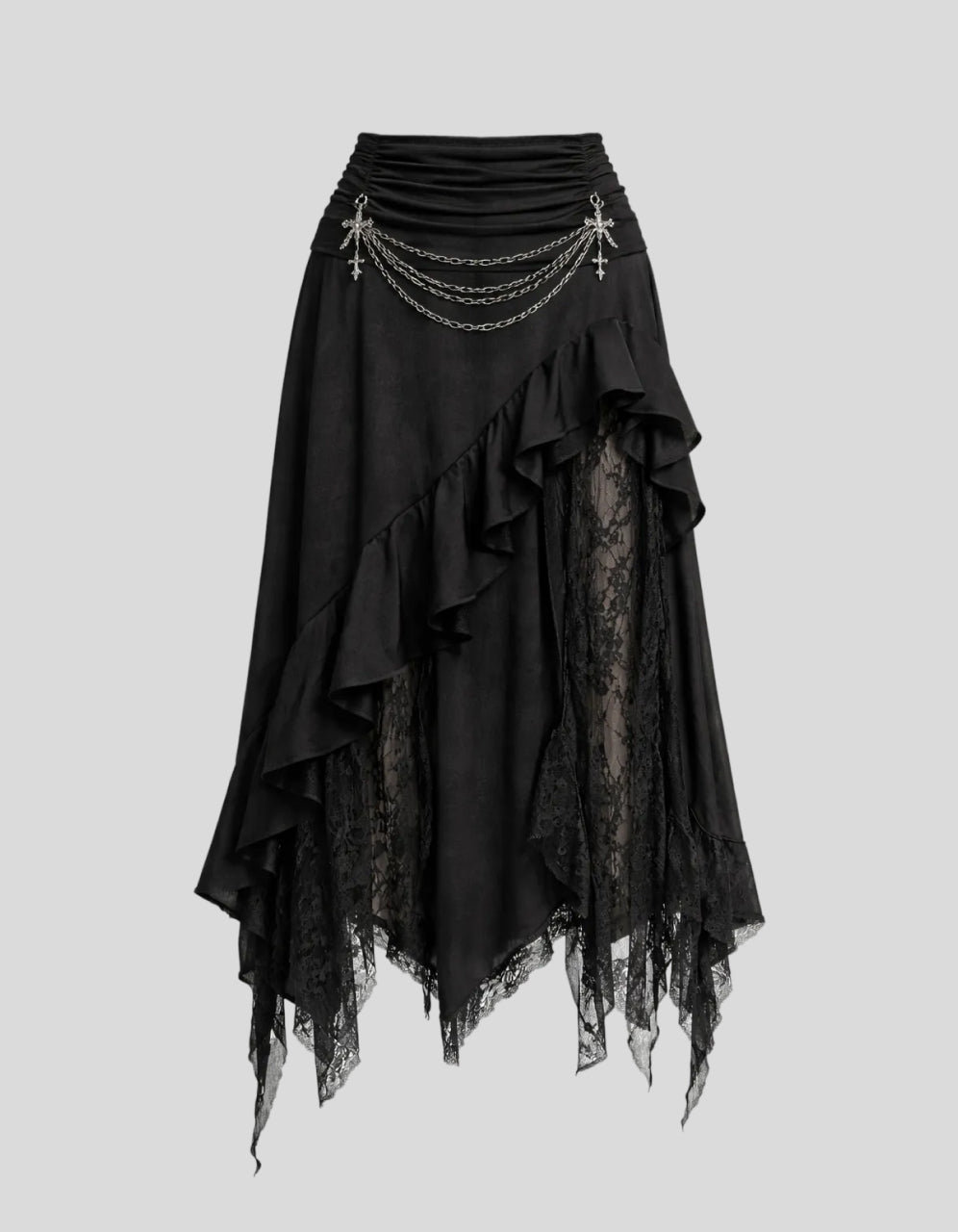 Widowfall Asymmetrical Skirt