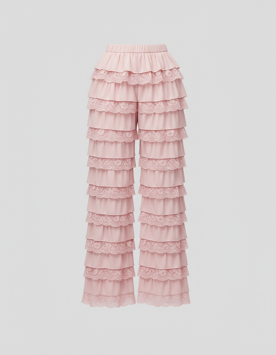 Ruffled Trousers