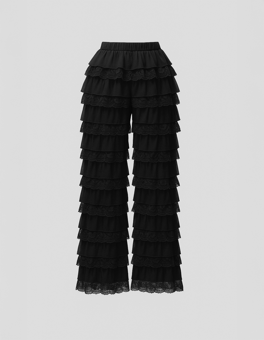 Ruffled Trousers